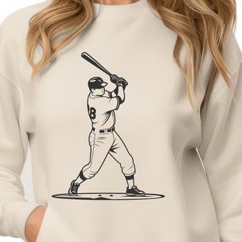 A baseball with a textured surface and stitch marks, suitable for cutting machine designs or pyrography projects.