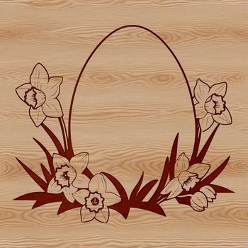 A simple, colorful egg with intricate designs, suitable for crafting and design projects.