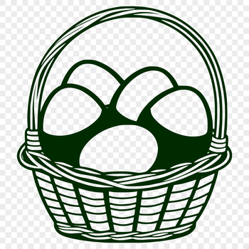 Easter egg illustration in vector format.