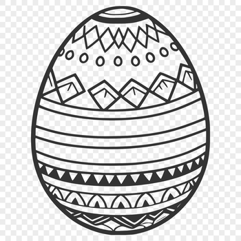 Easter egg graphic illustration in vector format.