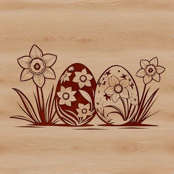 Easter egg illustration in a vector format.
