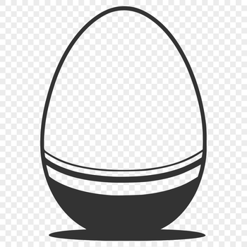 A digital illustration of a colorful Easter egg with intricate designs.
