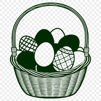 A colorful Easter egg with intricate design, suitable for vector art and commercial or personal use.