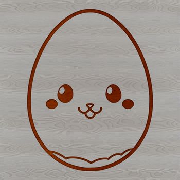 An SVG design of a decorated Easter egg suitable for crafting projects.