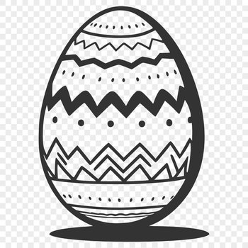 Easter Egg illustration in a vector format