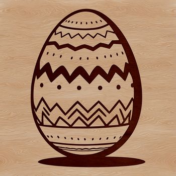An intricately designed Easter egg icon created as a vector graphic in SVG format.