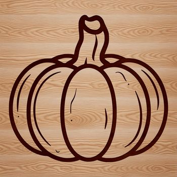 A simple line drawing of a squash vegetable in various forms, suitable for vector art and graphic design.