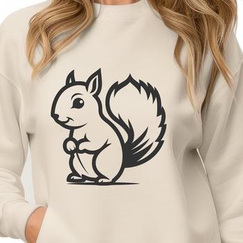 Squirrel SVG, PNG, PDF And DXF Files