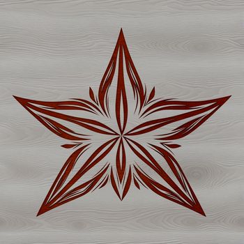 Vector illustration of a shining star suitable for commercial or personal projects.