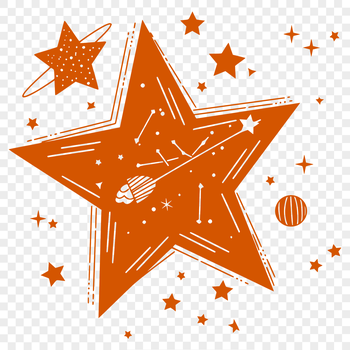 A stylized star symbol used for various festive occasions, including Christmas.