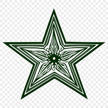 A simple vector design star icon in various formats including SVG, PNG, and PDF.