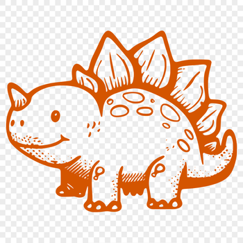 Unique Stegosaurus - For Cricut Project