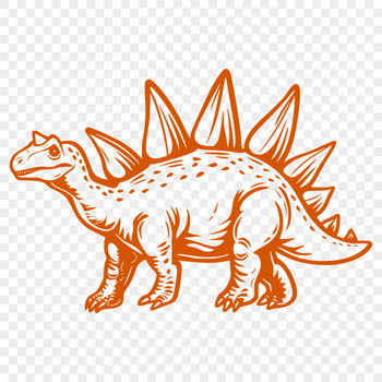 Free Stegosaurus Vector Image