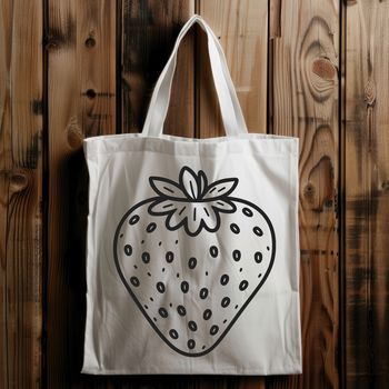 Illustration of a strawberry fruit in vector format.