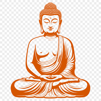 Buddha icon designed as a scalable graphic file.