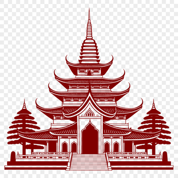 Image of a traditional Buddhist temple with intricate architecture and ornate details.