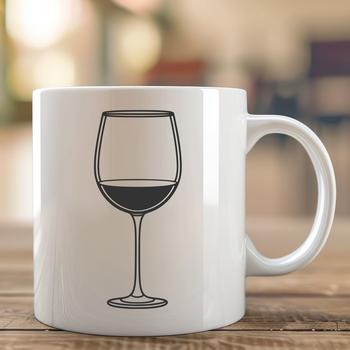 An icon of a wine glass containing a rich purple liquid.