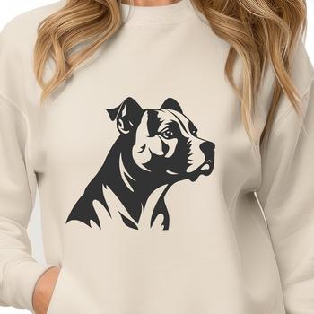 Beautiful Pitbull - Laser PNG