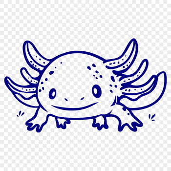 Beautiful Axolotl - For Cricut Project