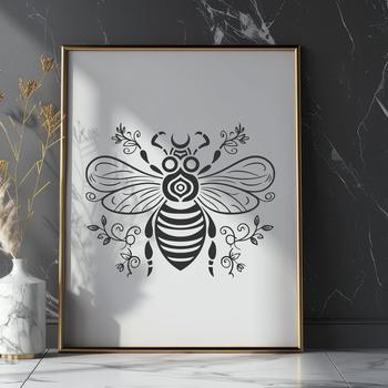 Unique Bee - Glowforge DXF