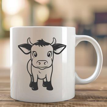 Cute Cow - Glowforge SVG