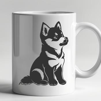 Shiba Inu dog breed in full body pose, suitable for pet owners and animal enthusiasts.