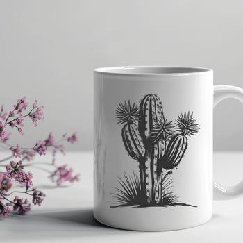 Free Unique Desert Plant Digital Drawing