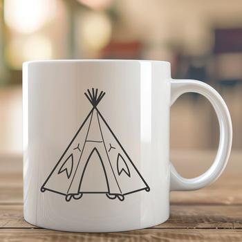 Creative Camping Digital Drawing - Free DXF Download