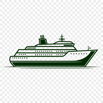 Free Stunning Cruise Ship Drawing