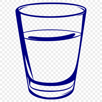 A simple vector cup illustration with a flat design style.