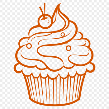 A single-serving dessert made from a mixture of sugar, flour, and eggs, often topped with frosting or other sweet treats.