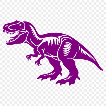A detailed illustration of a Tyrannosaurus Rex in full body, suitable for vector design and commercial use.