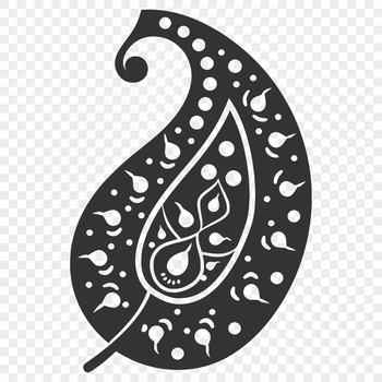 Ornate paisley pattern with intricate design elements.