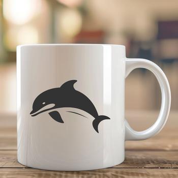 Unique Dolphin - Craft SVG