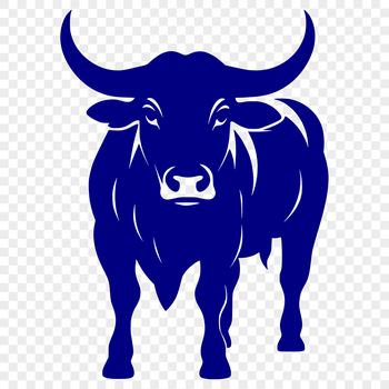 A cow with a full body depiction, suitable for farm-themed designs.