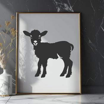 Creative Lamb In SVG & PNG