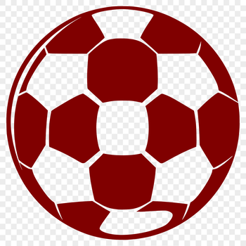Illustration of a football ball in vector format, suitable for various digital applications.