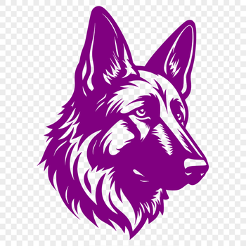 Creative German Shepherd SVG, PNG, PDF And DXF Files