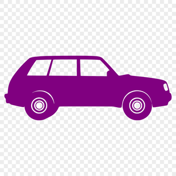A detailed vector design of a car, suitable for digital cutting machines and laser cutters.