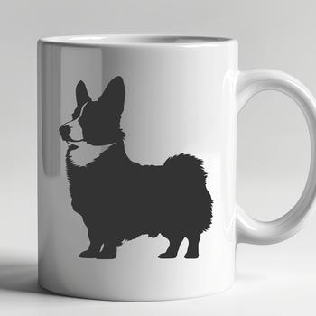 Unique Standing Welsh Corgi - PNG