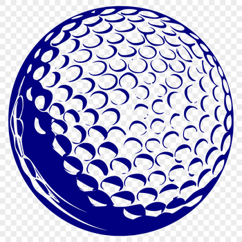 SVG illustration of a golf ball icon used in various graphic design projects.