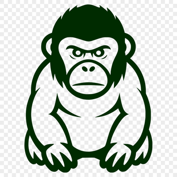 Free Unique Gorilla Vector Art