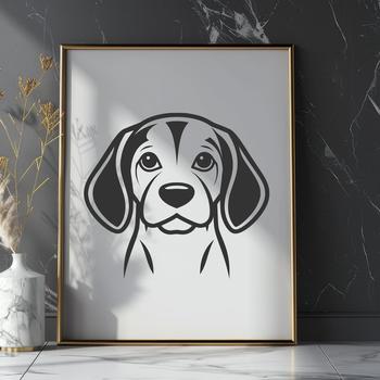 Unique Beagle - DXF Format