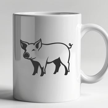 Free Standing Pig DXF