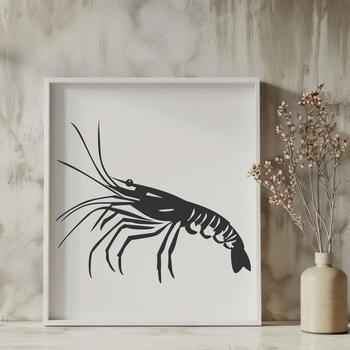 Artistic Prawn SVG