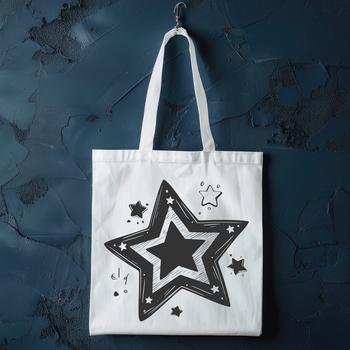 Creative Star Vector Craft File In DXF For Free Download