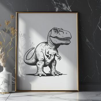 Artistic T Rex - Glowforge PDF