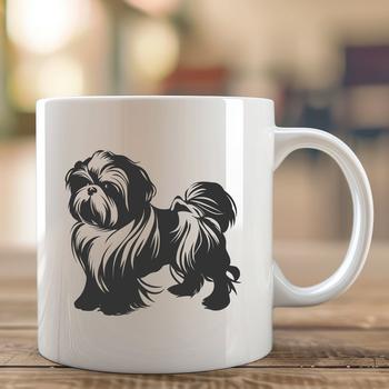 Standing Shih Tzu - PNG