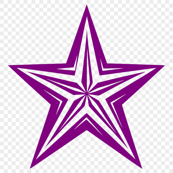 A geometric star design created as a vector graphic, suitable for digital use.