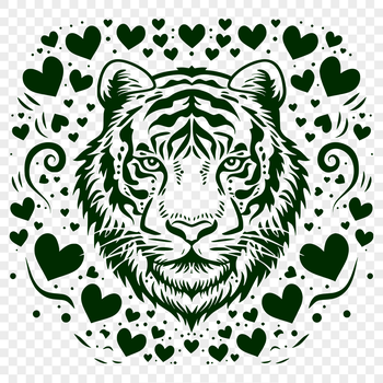 Ornate Tiger - For Glowforge Project